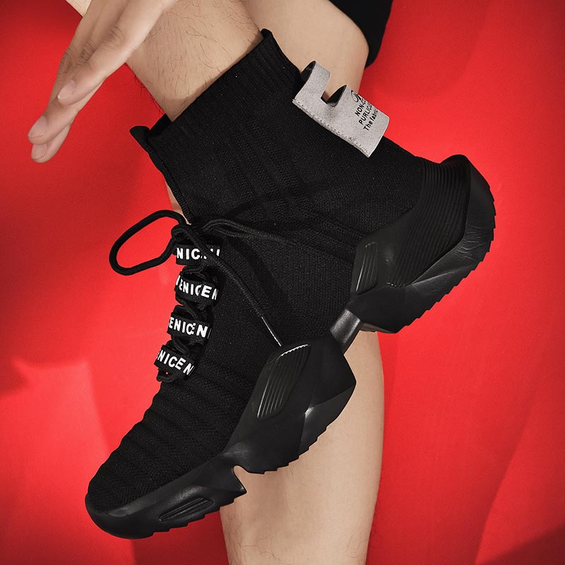 Men'S Grooming Pictures - Plus Size Hightop High-soled Men Sport