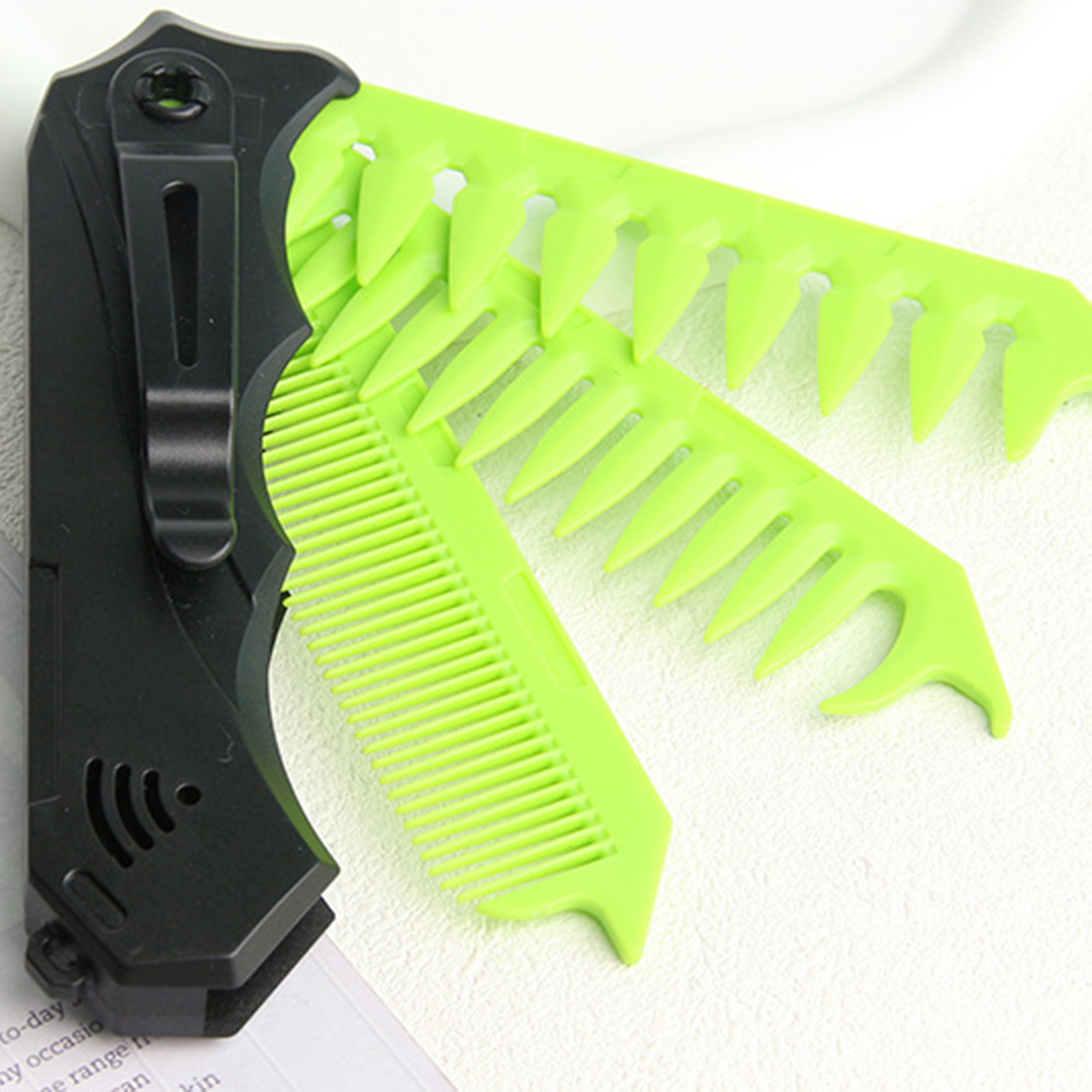 Men'S Grooming Products - Dual Tooth Folding Comb for Men