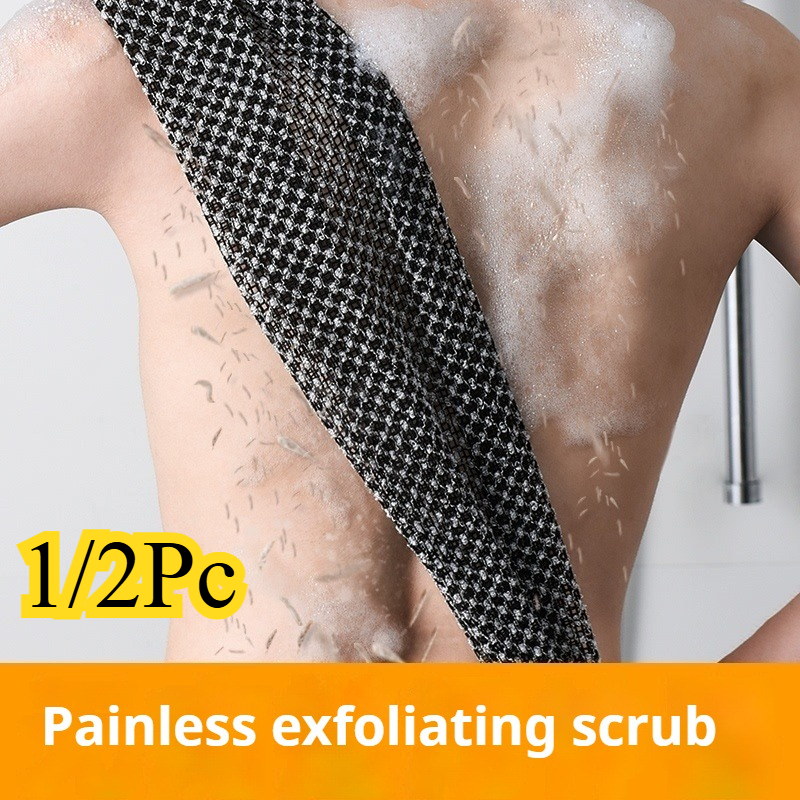 Exfoliating Scrub Mens - Exfoliating Washcloth Back Scrubber for Shower