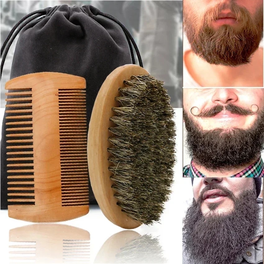 Professional Soft Boar Bristle - Men'S Grooming Bag ulasan dan harga
