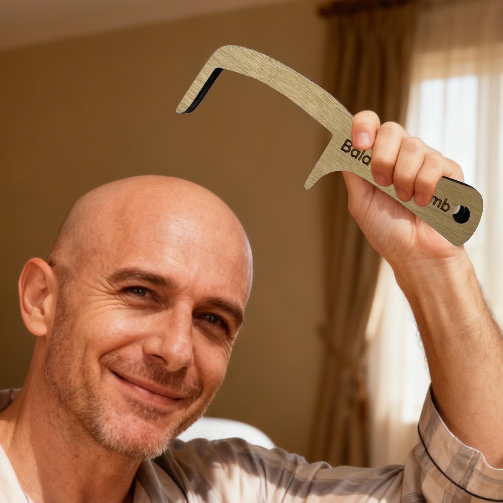 Bald Man Comb Funny Prank Groo - Men'S Grooming Products ulasan dan harga