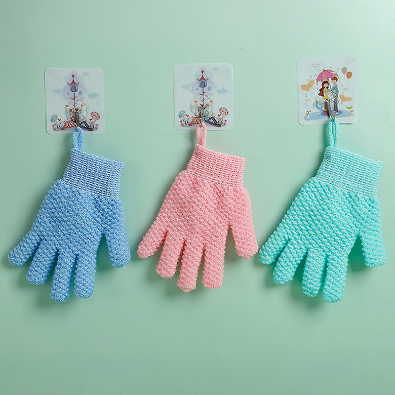 2PCS Exfoliating Bath Gloves S - Exfoliating Scrub Mens ulasan dan harga
