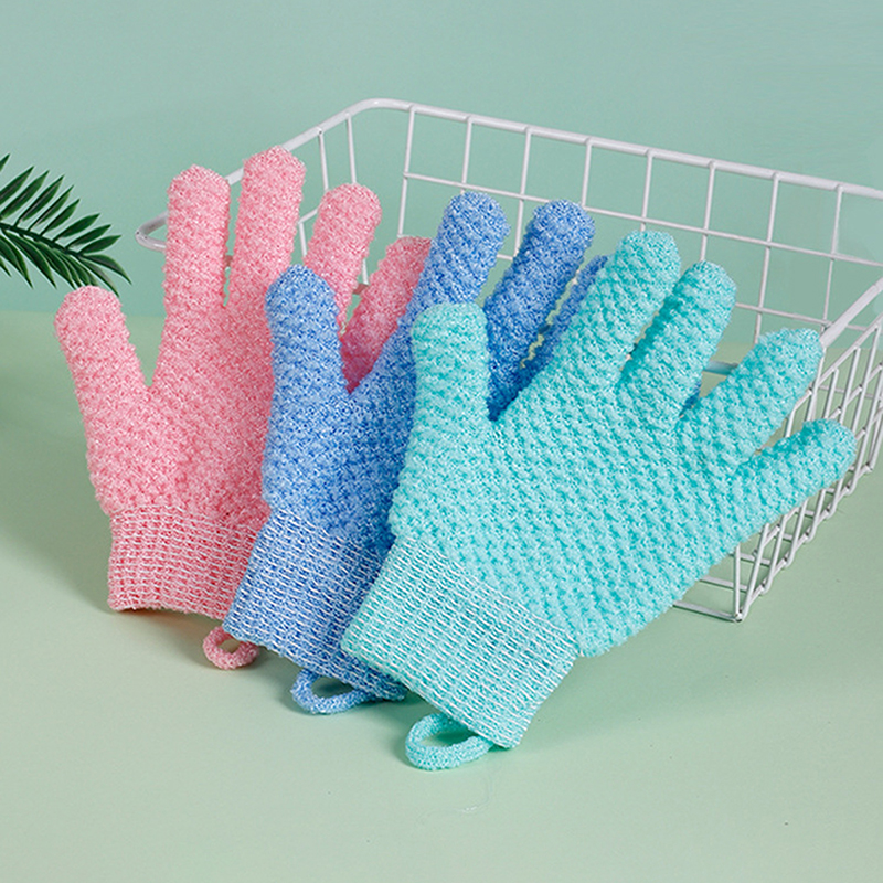 2PCS Exfoliating Bath Gloves S - Exfoliating Scrub Mens ulasan dan harga