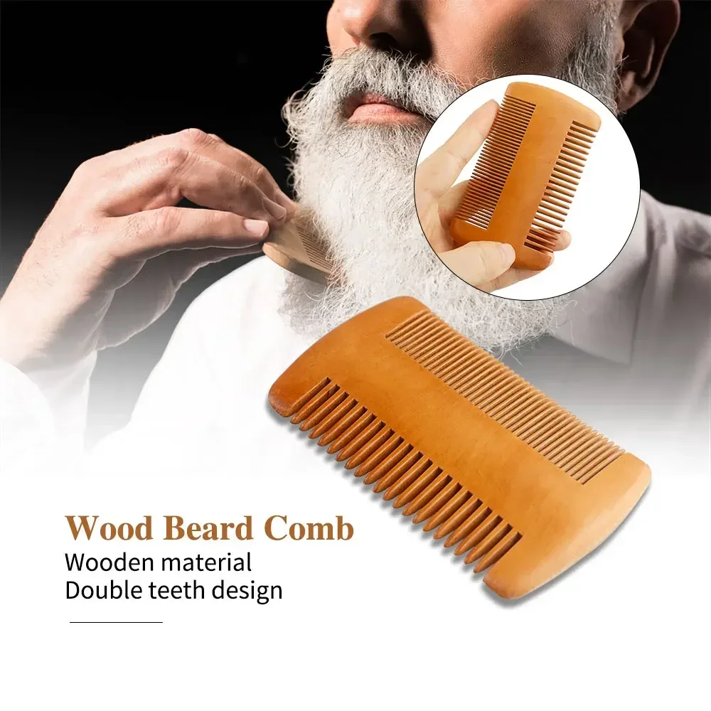 Boar Bristle Wood Beard Brush  - Men'S Grooming Bag ulasan dan harga