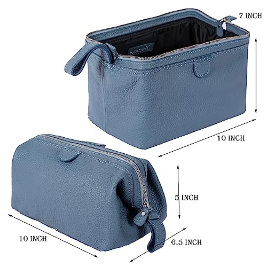 Premium Buffalo Leather Toilet - Men'S Grooming Bag ulasan dan harga