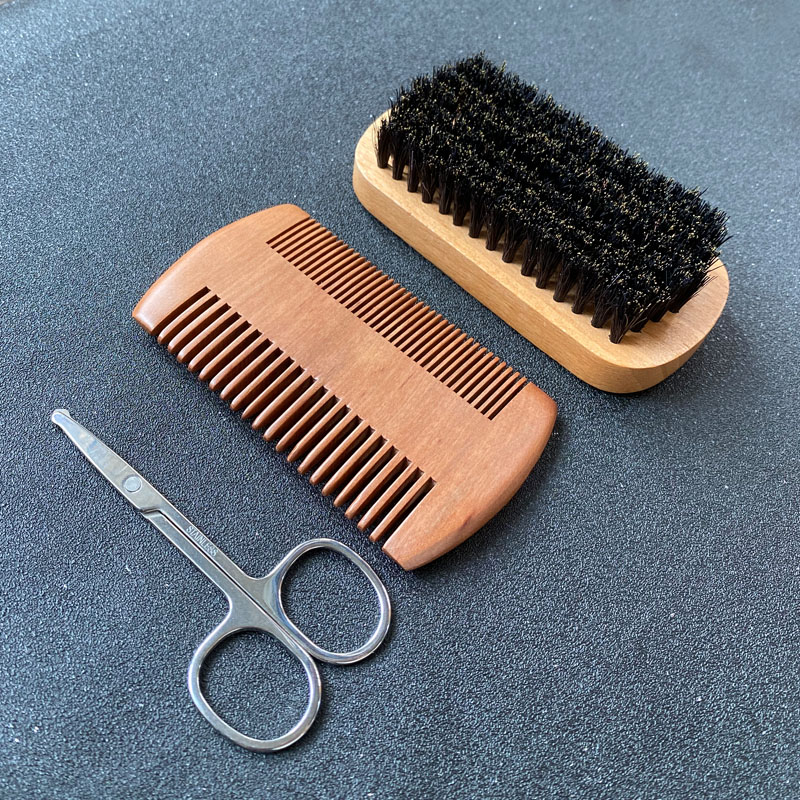Men's beard grooming set, bear - Men'S Grooming Bag ulasan dan harga
