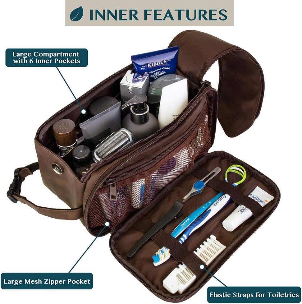 PAVILIA Toiletry Bag for Men,  - Men'S Grooming Bag ulasan dan harga