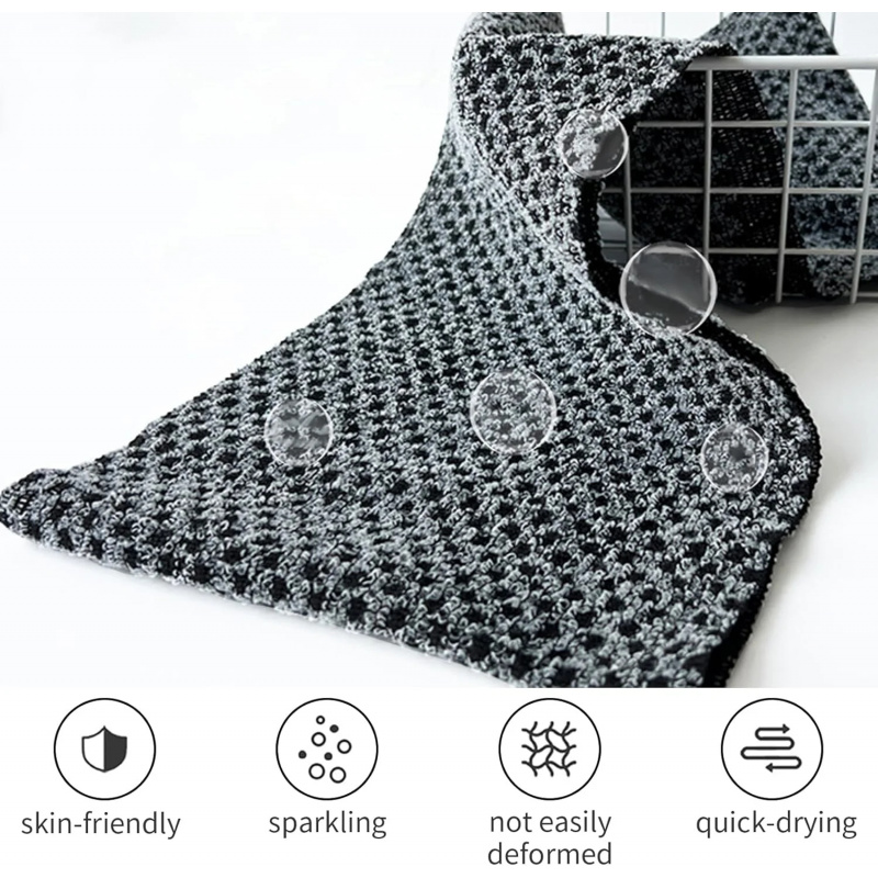 Exfoliating Body Scrubber, Bac - Exfoliating Scrub Mens ulasan dan harga