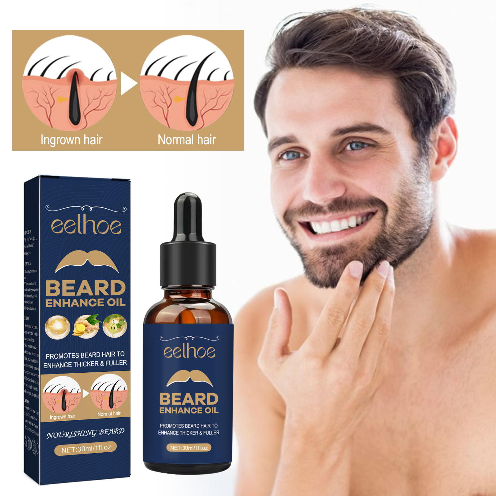 Beard Growth Oil for Men Hair  - Men'S Grooming Products ulasan dan harga