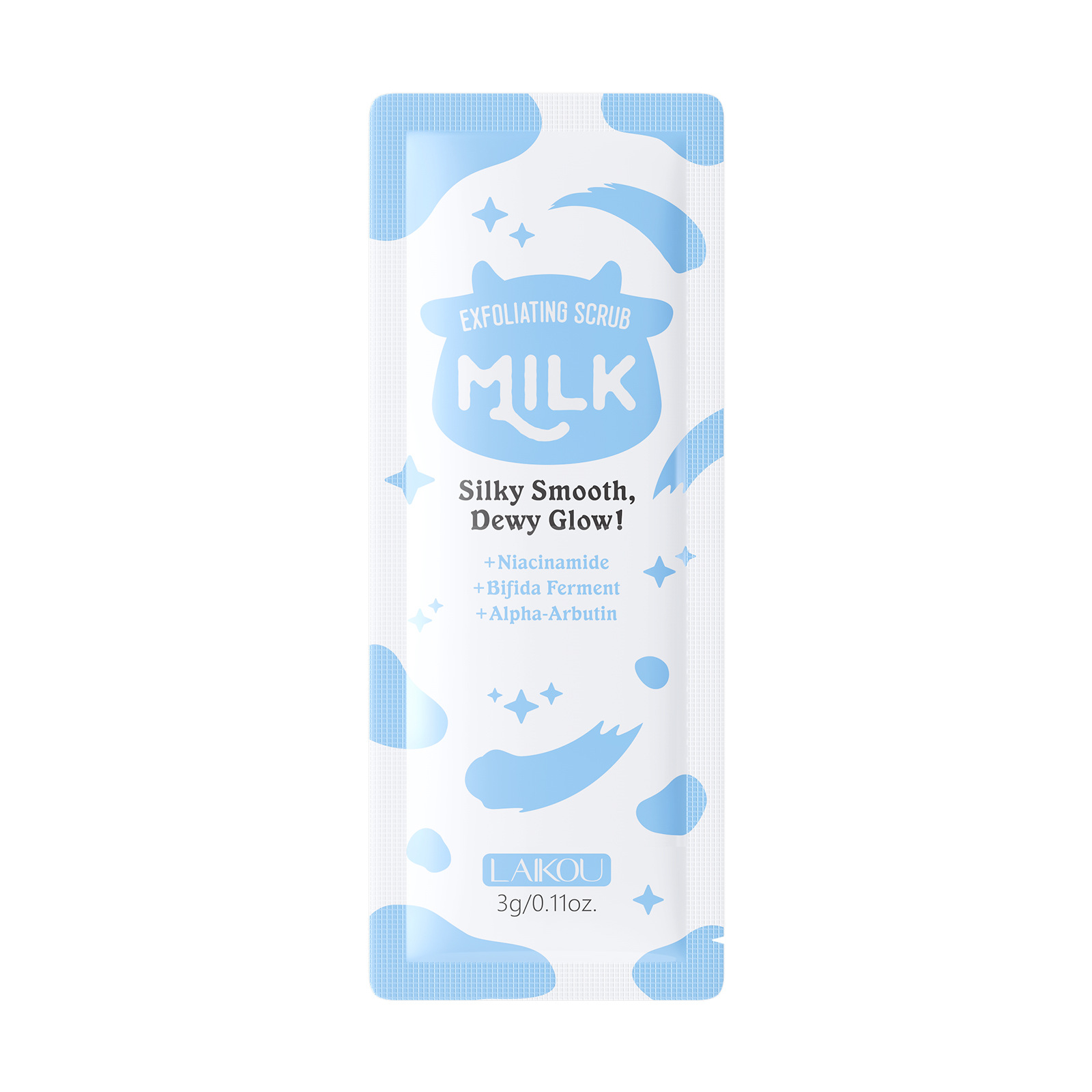 LAIKOU Milk Body Scrub 3g 10Pa - Exfoliating Scrub Mens ulasan dan harga