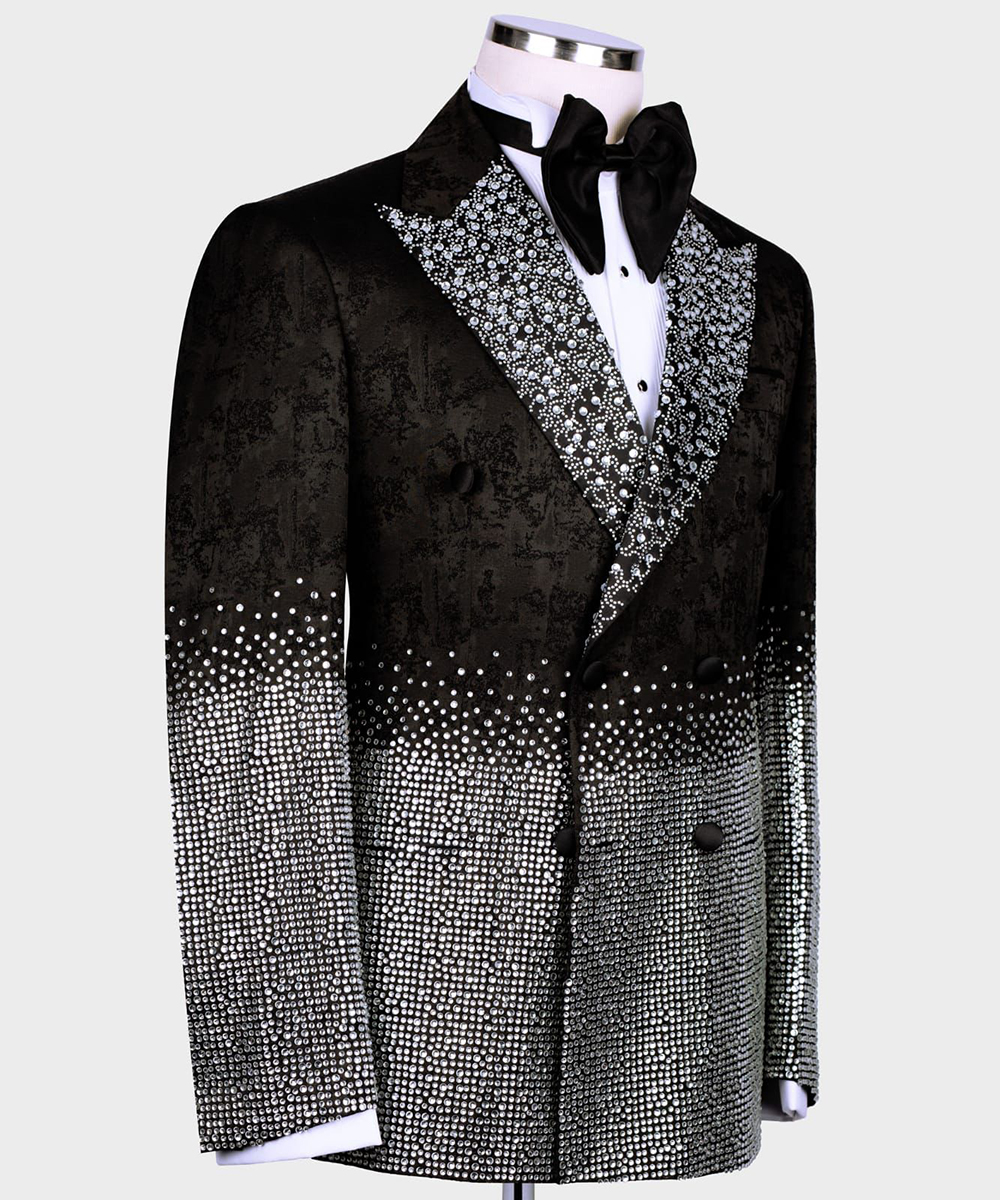 Silver Crystal Men Wedding Tux - Jack Men'S Grooming ulasan dan harga