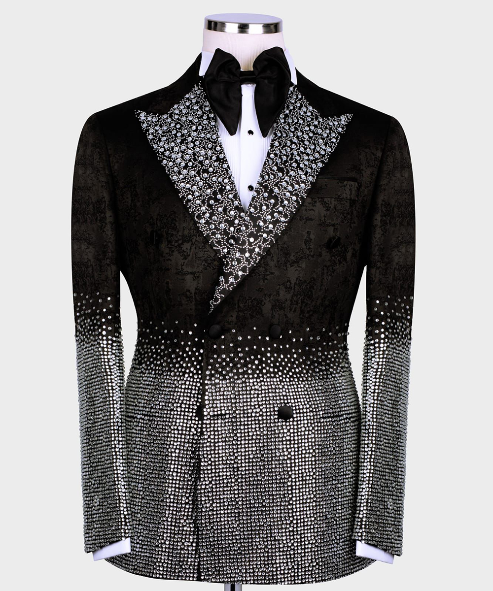 Silver Crystal Men Wedding Tux - Jack Men'S Grooming ulasan dan harga