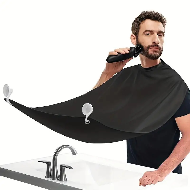 Shaving Hair Catcher Beard Bib - Men'S Grooming Mirror ulasan dan harga