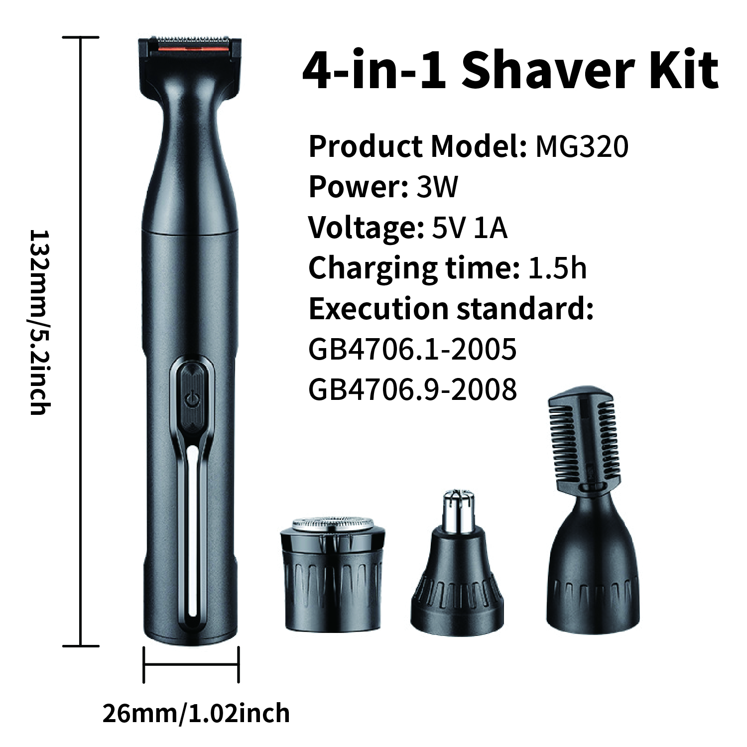 Man Electric Trimmer Beard Raz - Men Grooming Armpit Hair ulasan dan harga