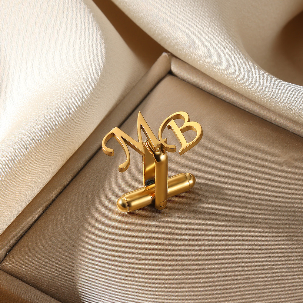 Customized Initial Letter Cuff - Men Grooming Usa ulasan dan harga