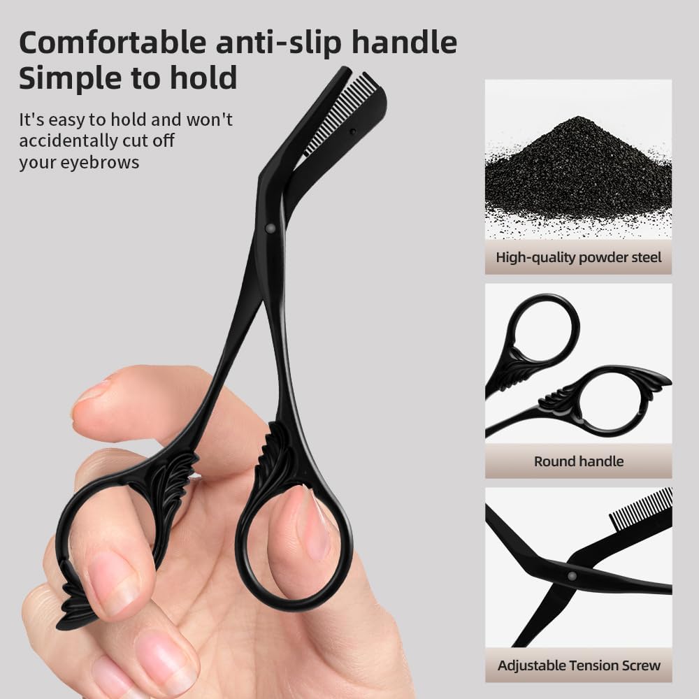 Eyebrow Scissors Trimmer with  - Men Grooming Usa ulasan dan harga