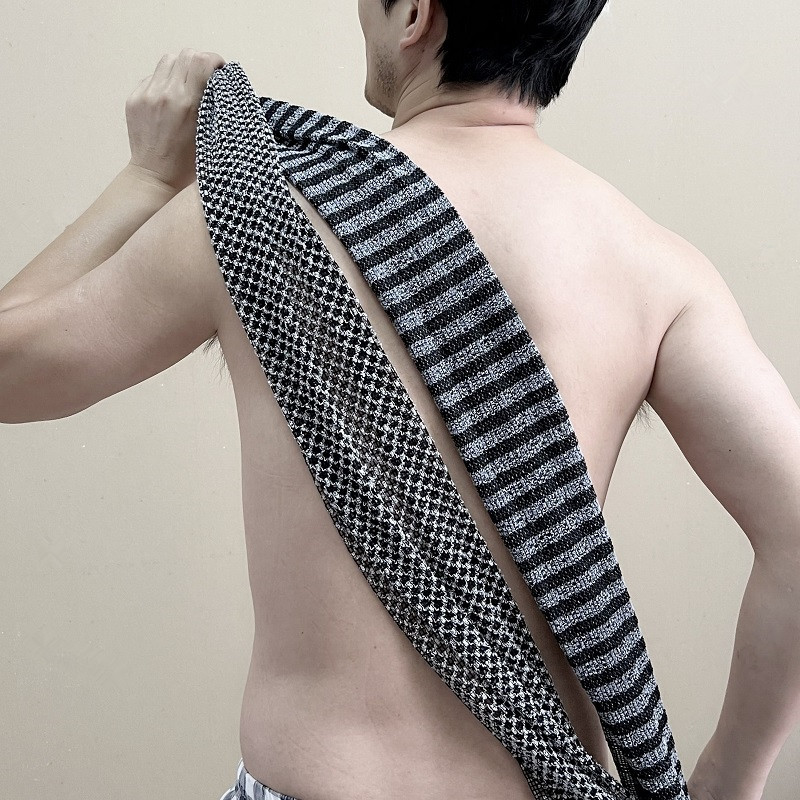 Exfoliating Washcloth Back Scr - Exfoliating Scrub Mens ulasan dan harga