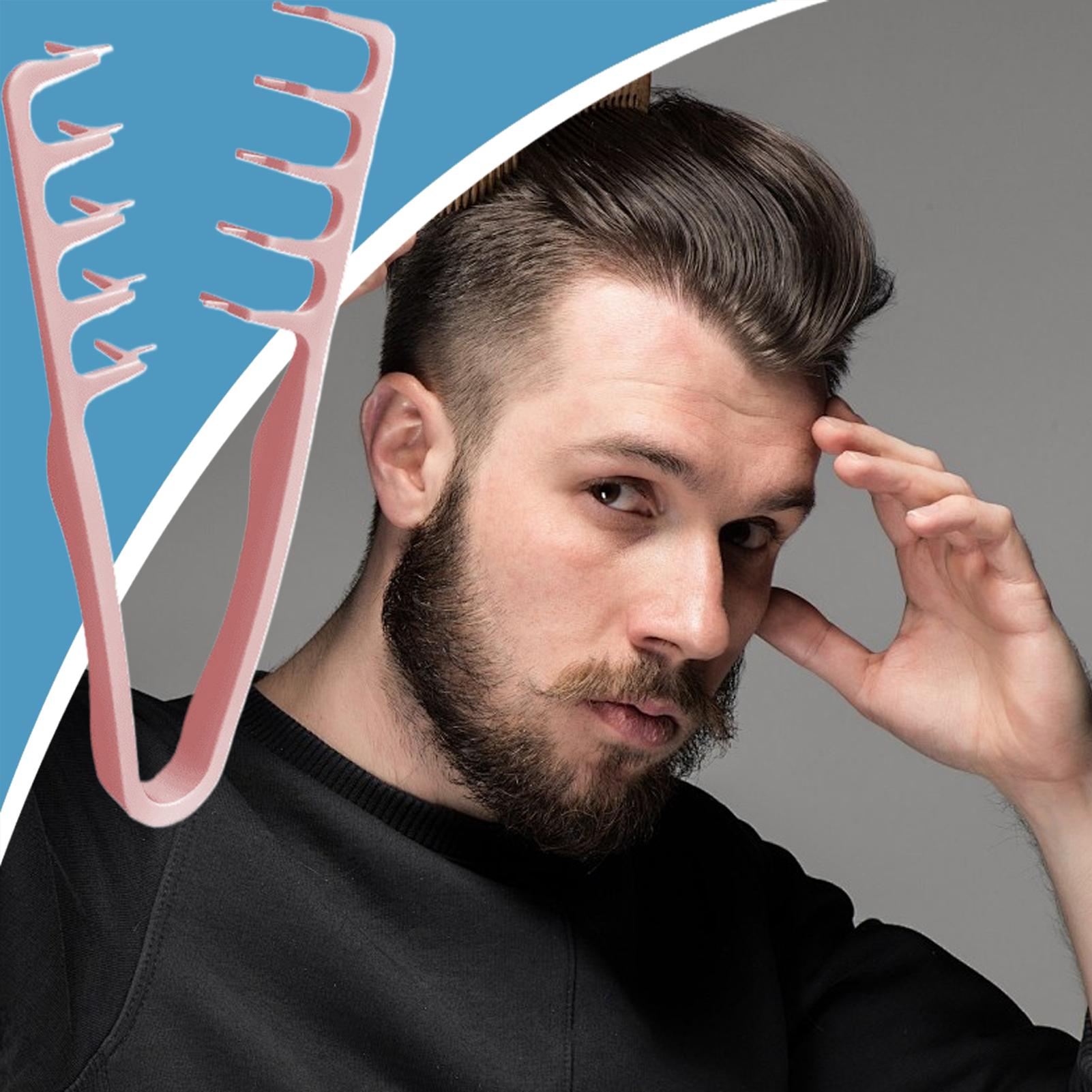 Wide Tooth Hair Comb Volumizin - Men'S Grooming Products ulasan dan harga