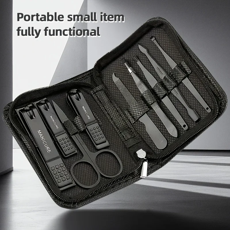 9 Piece in 1 Manicure Set Pedi - Men'S Grooming Products ulasan dan harga