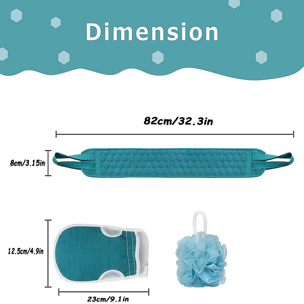3pcs/set Exfoliating Body Scru - Exfoliating Scrub Mens ulasan dan harga