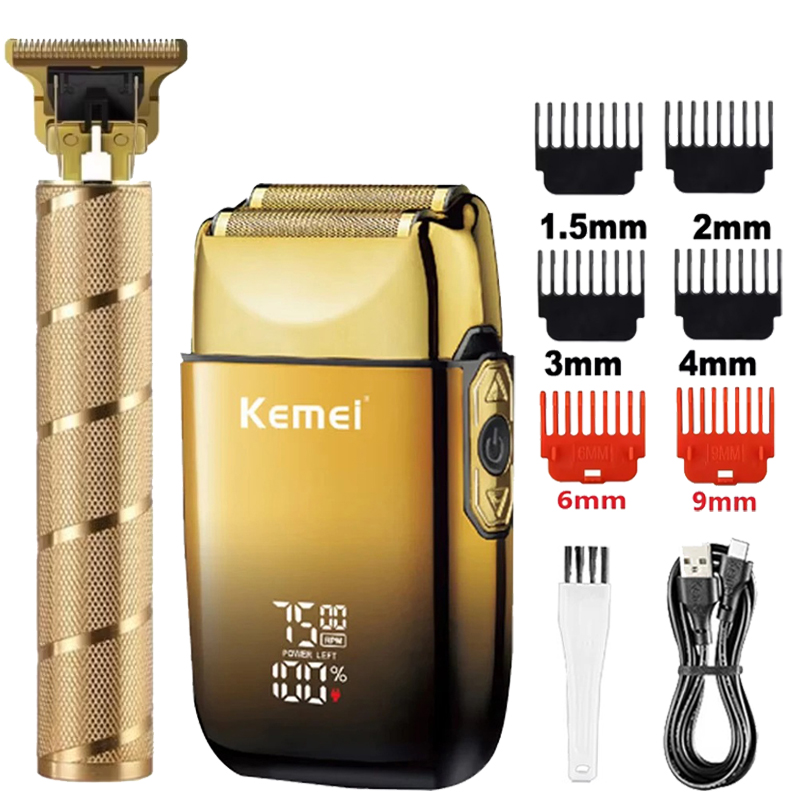 Kemei KM-TX10 T9 Hair Trimmer  - Men'S Grooming Products ulasan dan harga