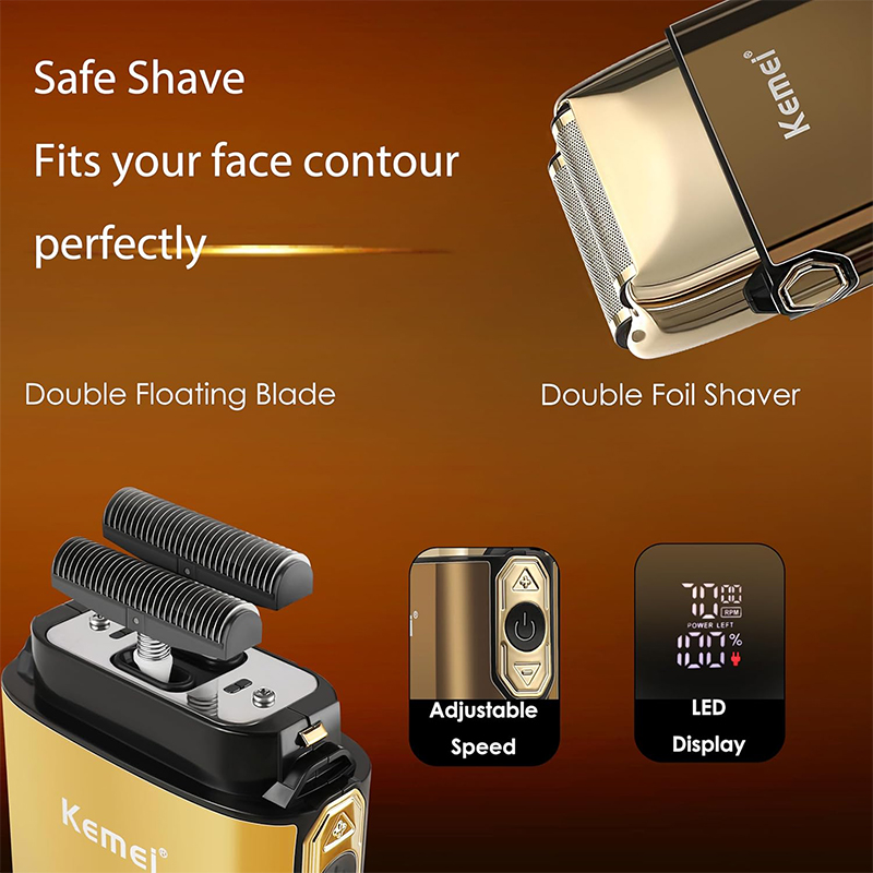 Kemei KM-TX10 T9 Hair Trimmer  - Men'S Grooming Products ulasan dan harga