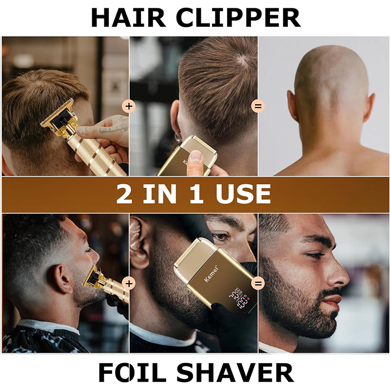 Kemei KM-TX10 T9 Hair Trimmer  - Men'S Grooming Products ulasan dan harga