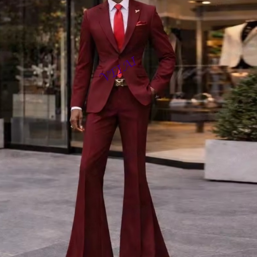 CustomizedNew Burgundy Men Sui - Jack Men'S Grooming ulasan dan harga