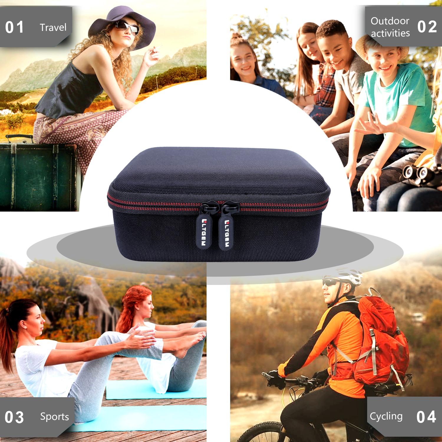 LTGEM Razor Case for Bald Men  - Men'S Grooming Bag ulasan dan harga