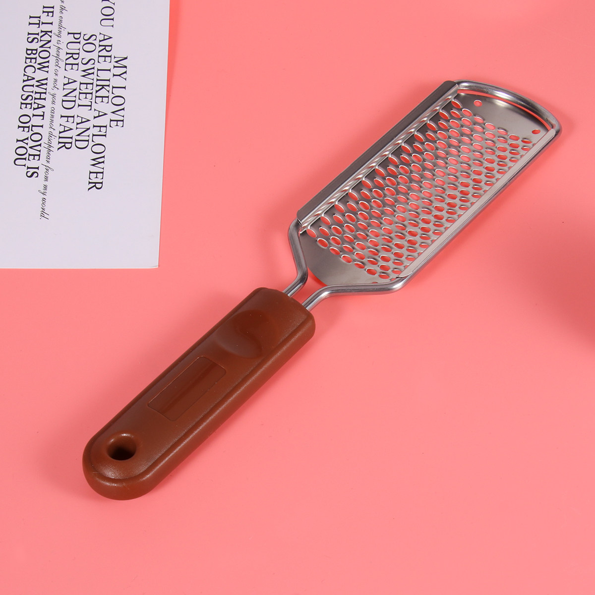 Stainless Steel Double-Sided C - Exfoliating Scrub Mens ulasan dan harga