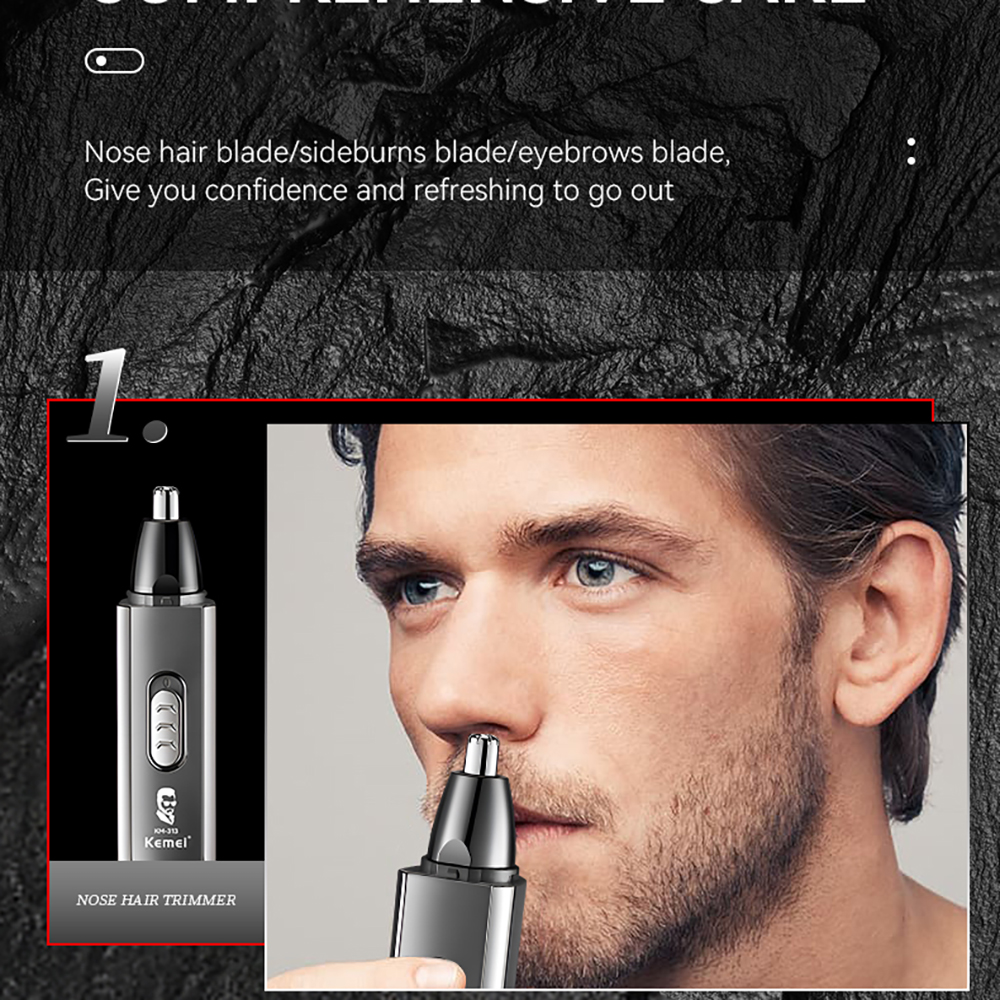 Kemei Multifunction Ear and No - Men'S Grooming Ear Hair ulasan dan harga