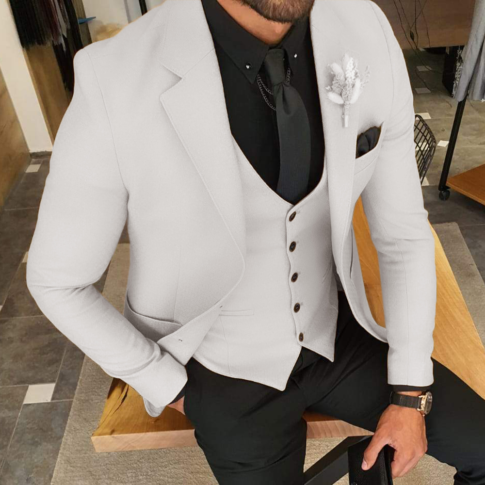White 2 Piece Pant Coat Shawl  - Men'S Grooming Pictures ulasan dan harga