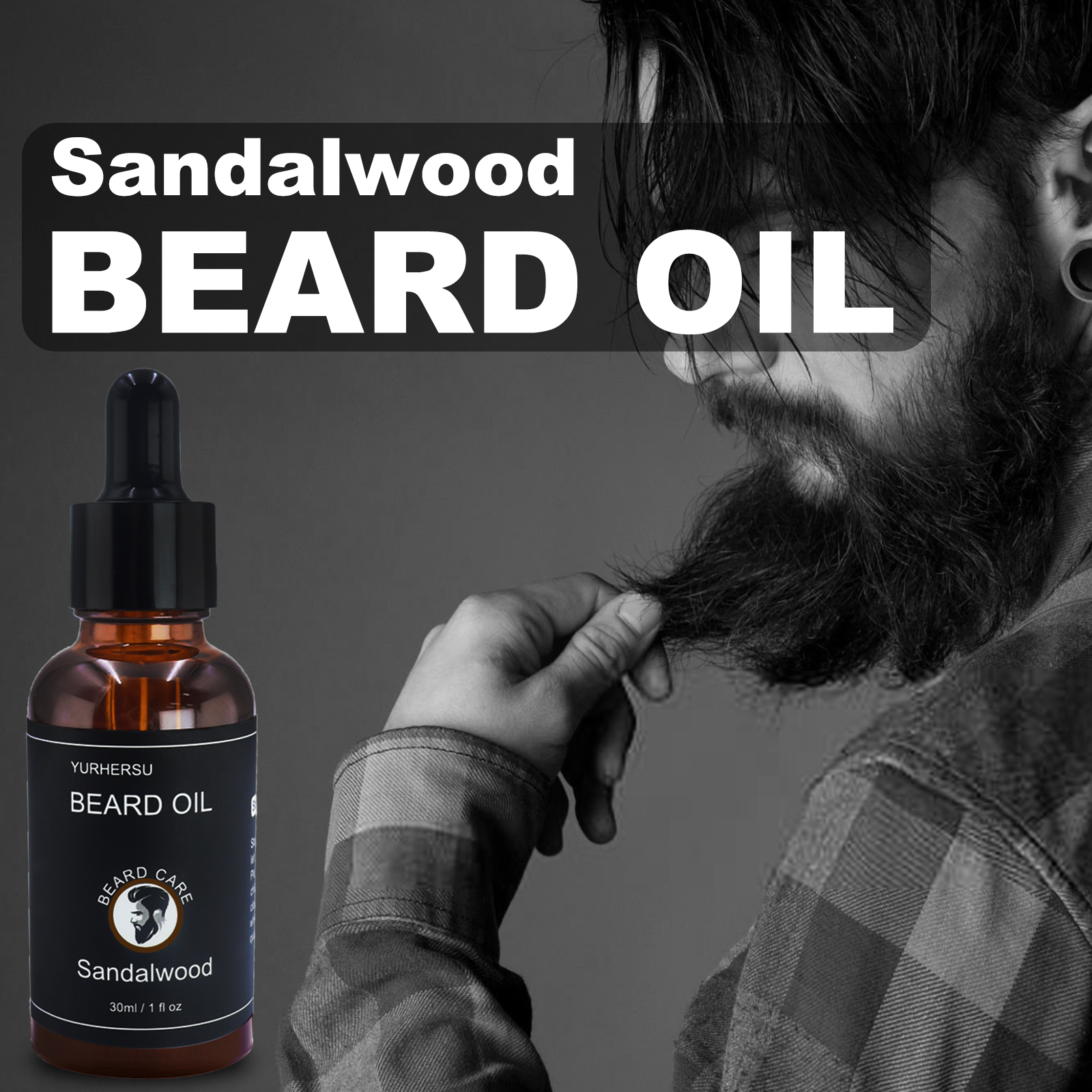 7Pcs Beard Care Kit for Men, G - Men'S Grooming Bag ulasan dan harga